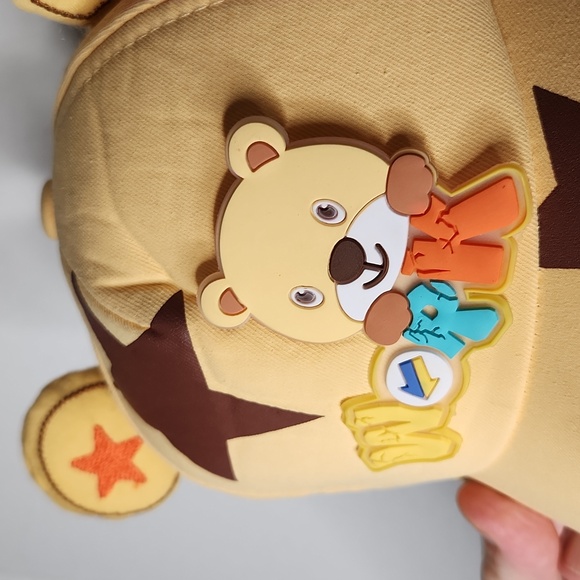 NWOT 🧢 mustard applique Work baseball cap. Sold As Is - Picture 2 of 4